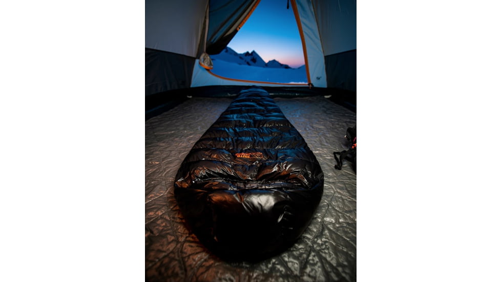 Huto Lifestyle Huto Three Season Down Sleeping Bag, Right Hand, Black, 200CM, THREESEASN-SLPBAG-BLK-RGT