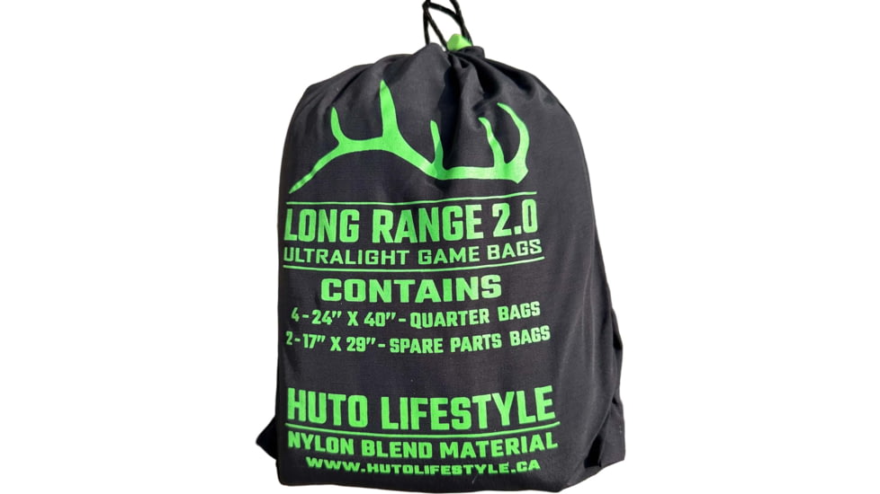 Huto Lifestyle Long Range Game Bag Set 2.0, 6 Bags, Orange, GM-BG-LNGRANG2.0