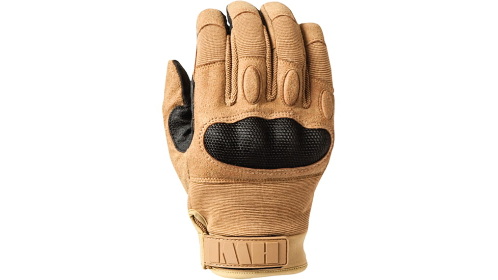 HWI Gear Touch Screen Hard Knuckle Glove, Coyote Brown, Small, KTS300-SM