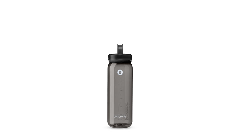 HydraPak Recon Clip &amp; Carry 24oz Bottle, Charcoal Grey, 750ml, BRC01M