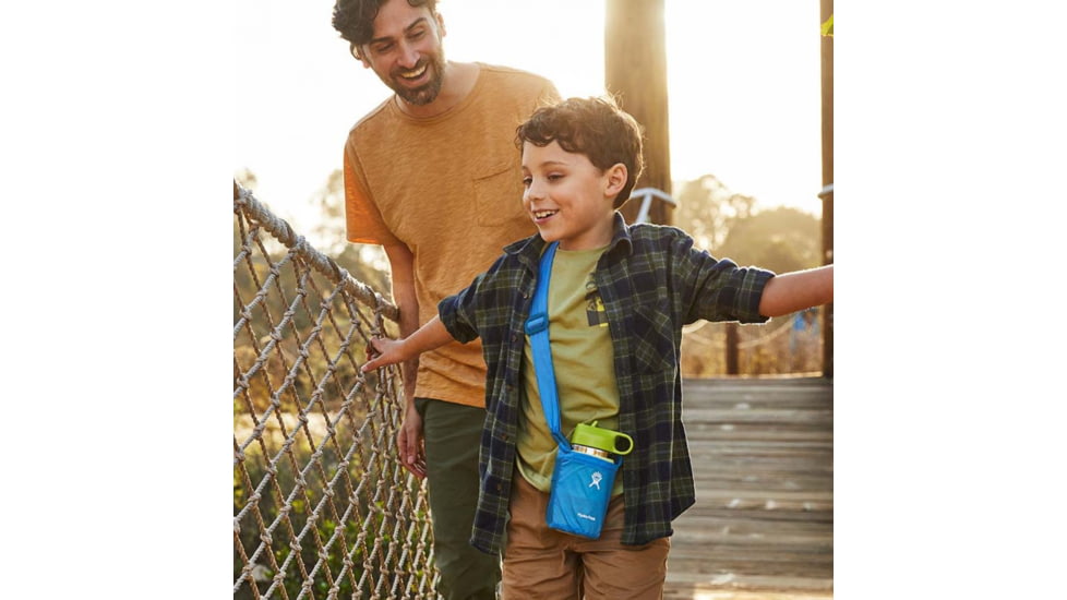 Hydro Flask 12 oz Wide Straw Lid &amp; Boot - Kids, Firefly, W12BSWBB318