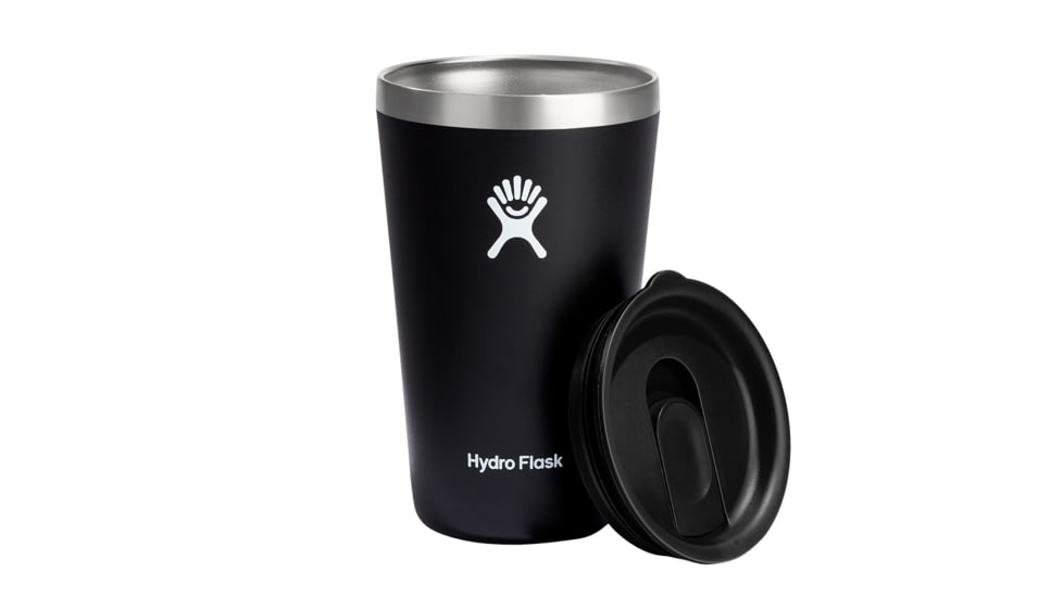 Hydro Flask 16 oz All Around Tumbler, BLACK, 16 oz, T16CPB001