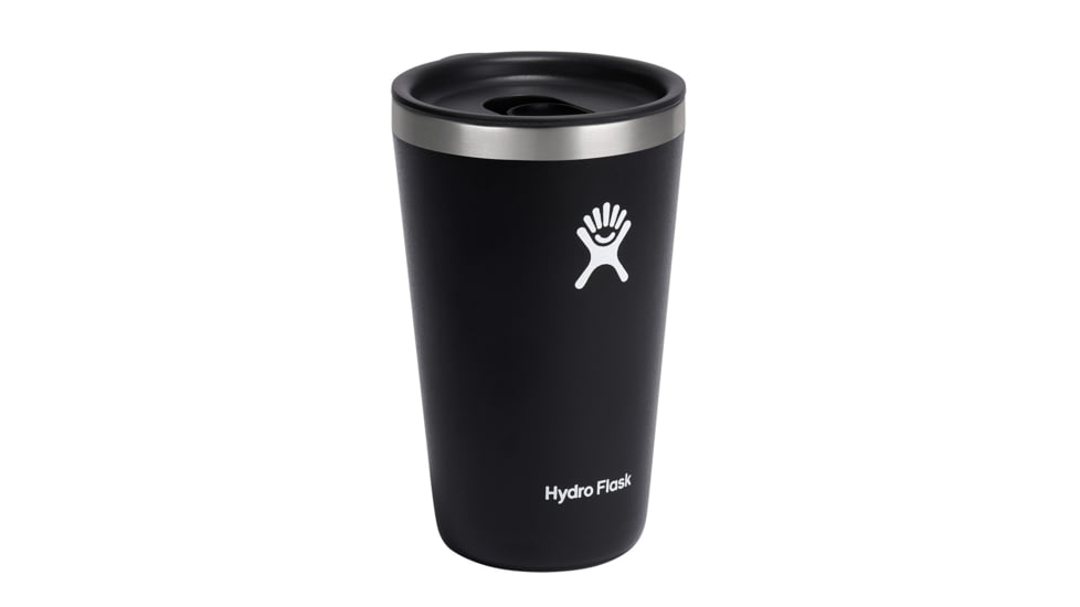 Hydro Flask 16 oz All Around Tumbler, BLACK, 16 oz, T16CPB001