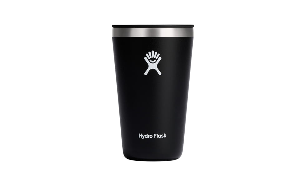 Hydro Flask 16 oz All Around Tumbler, BLACK, 16 oz, T16CPB001