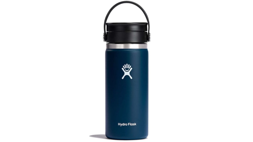 Hydro Flask 16 oz. Wide Mouth Bottle w/Flex Sip Lid, Indigo, 16 oz, W16BCX464