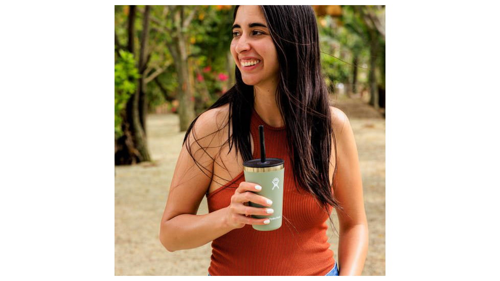 Hydro Flask 20 oz All Around Tumbler Press-In Lid, Agave, 20 oz, T20CPB374