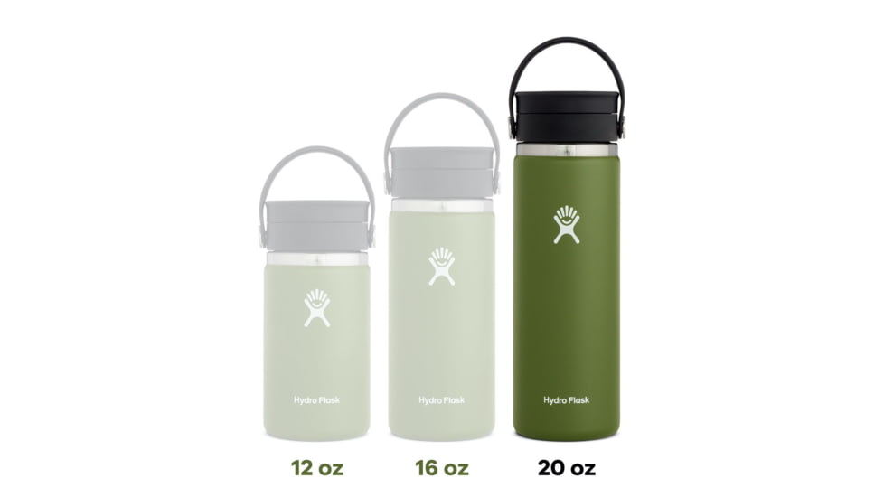 Hydro Flask 20 oz. Wide Mouth Bottle w/Flex Sip Lid, Fog, W20BCX508