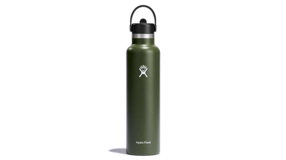 Hydro Flask 24 oz Standard Mouth Bottle w/Flex Cap, Olive, S24FS306