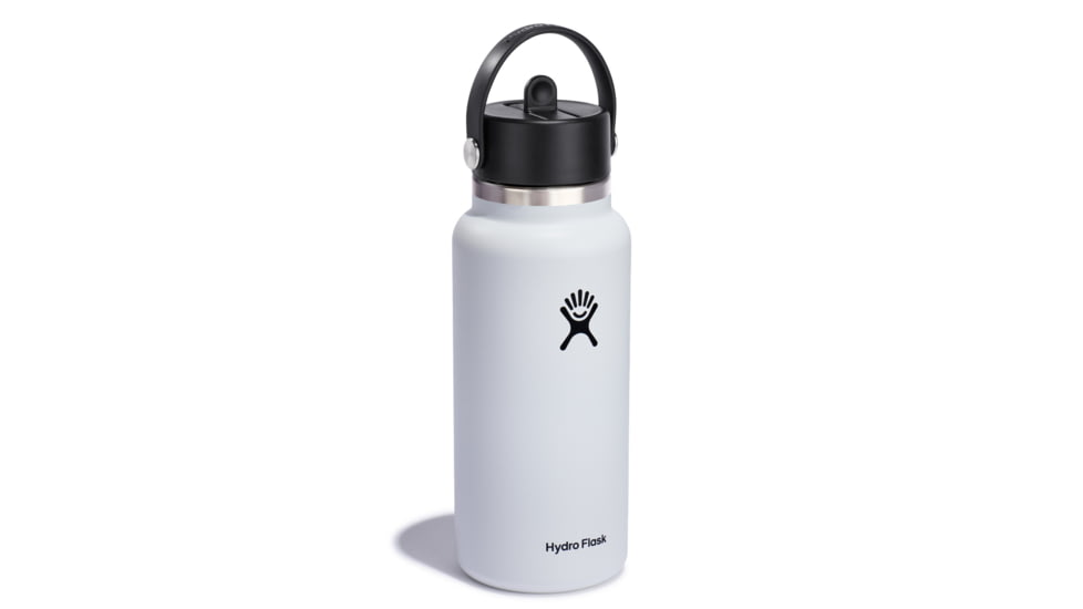 Hydro Flask 32 Oz Wide Flex Straw Cap, White, 32 oz, W32BFS110