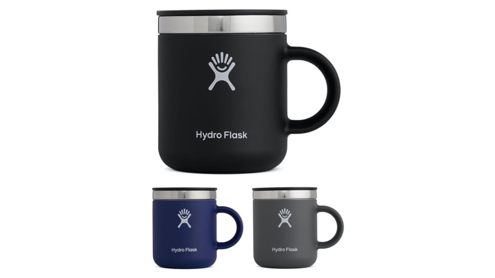 Hydro Flask 6 oz Coffee Mug, Black, Cobalt, Stone