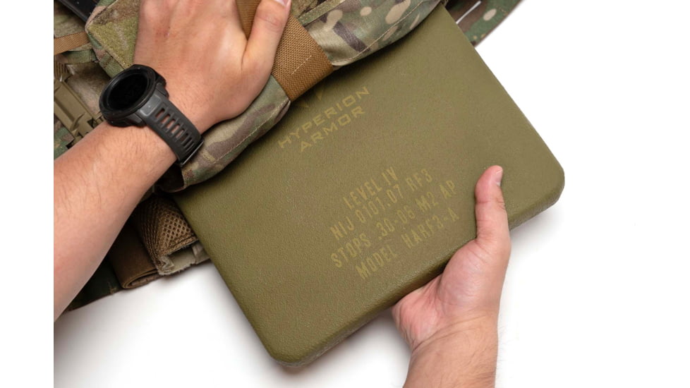 HYPERION Hyperion Body Armor RF3, Level IV, Olive Drab, One Size, HARF3-A