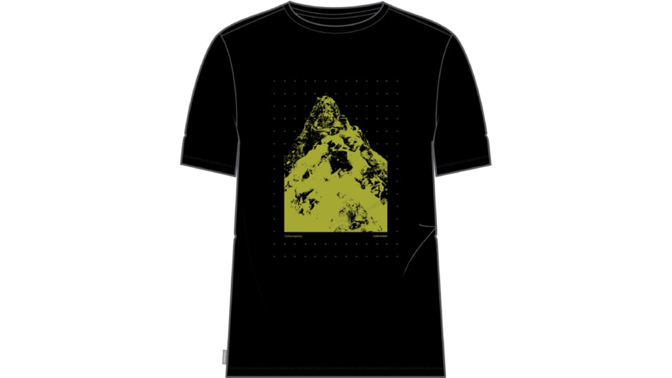 Icebreaker 150 Tech Lite II Short Sleeve Peak Grid T-Shirt - Men's, Black, 2XL, IB0A56RB001XXL
