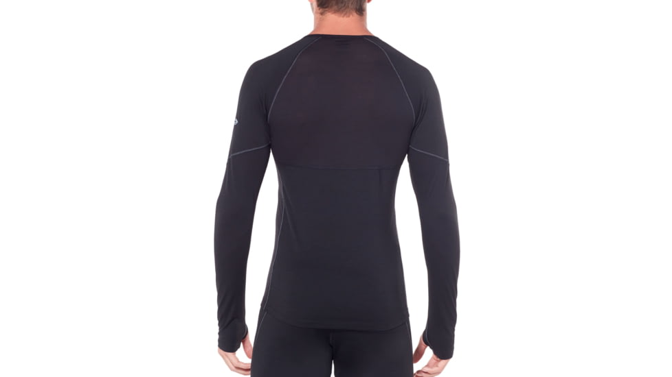Icebreaker 150 Zone Long Sleeve Crewe, Black/Mineral, 2XL, 104347-001-XXL