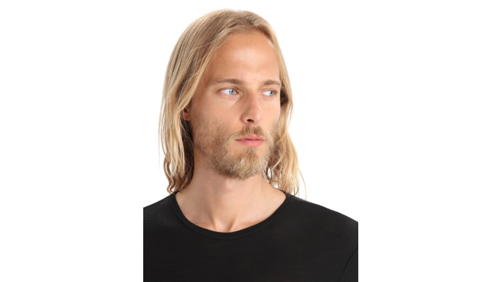 Icebreaker 175 Everyday Long Sleeve Crewe Thermal Top - Mens, Black, Small, IB104483001S