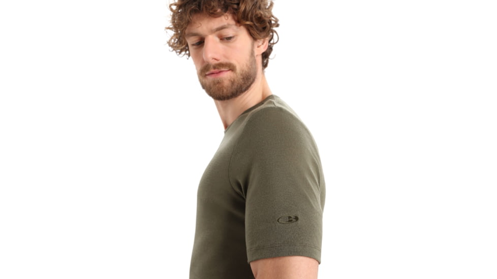 Icebreaker 175 Everyday Short Sleeve Crewe Thermal Top - Mens, Loden, Large, IB104482069L