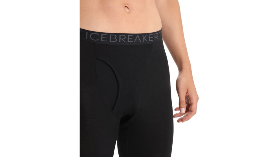 Icebreaker 175 Everyday Thermal Leggings w/ Fly - Men's, Black, Small, IB104510001S