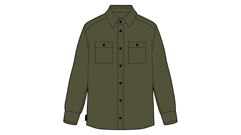Icebreaker 200 Dawnder Long Sleeve Flannel Shirt - Men's, Loden, Extra Large, IB0A56QX069XL