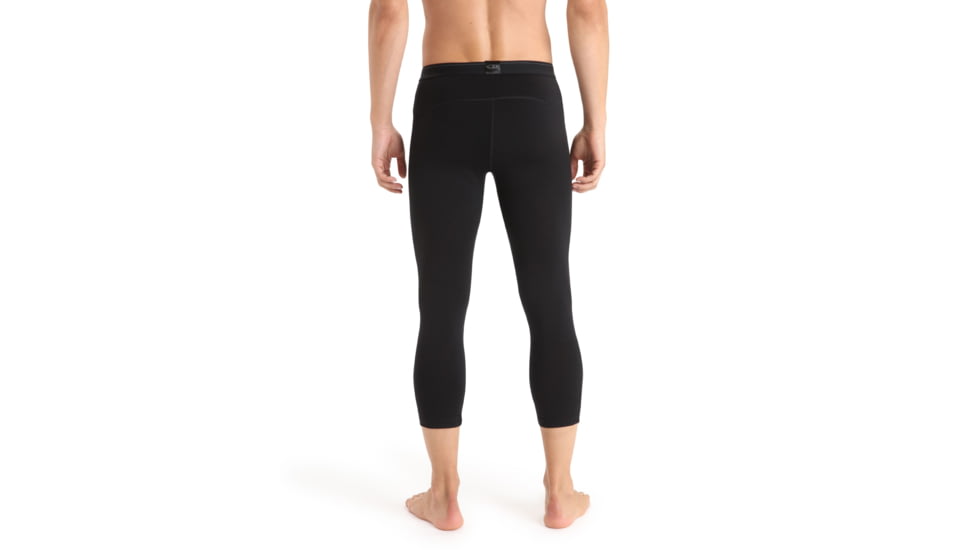 Icebreaker 200 Oasis 3/4 Thermal Leggings - Mens, Black, Extra Small, IB104368001XS