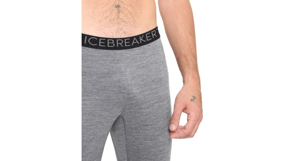 Icebreaker 200 Oasis 3/4 Thermal Leggings - Mens, Gritstone Heather, 2XL, IB104368013XXL
