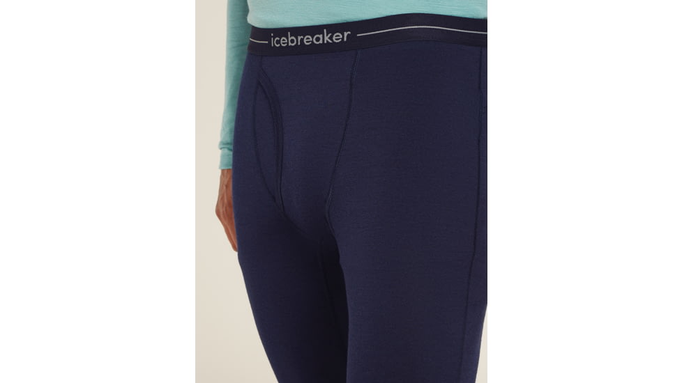 Icebreaker 200 Oasis Leggings with Fly - Mens, Midnight Navy/Monsoon, Extra Large, 104370401XL