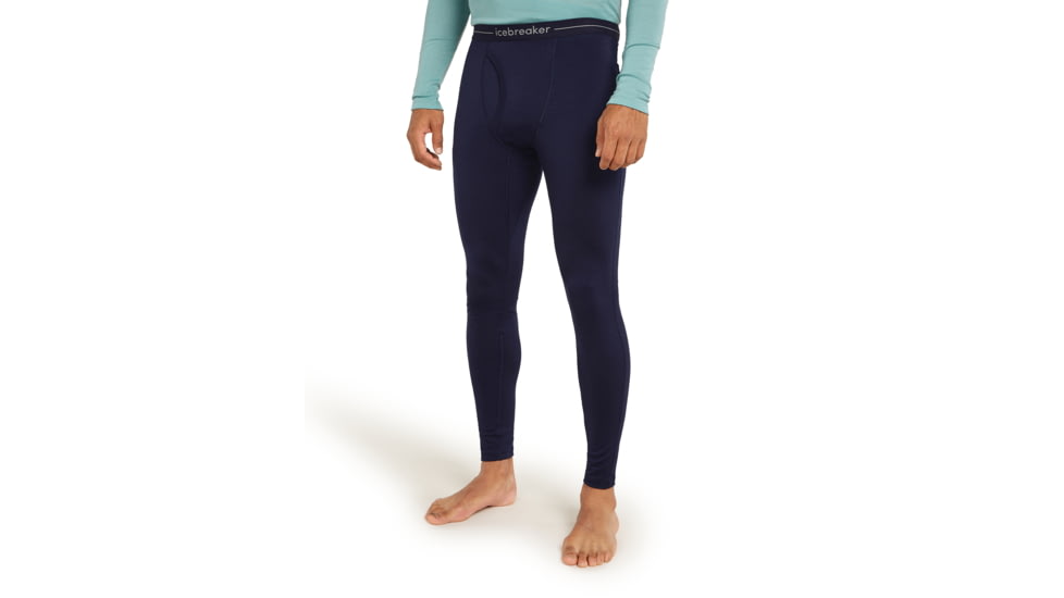 Icebreaker 200 Oasis Leggings with Fly - Mens, Midnight Navy/Monsoon, Extra Large, 104370401XL