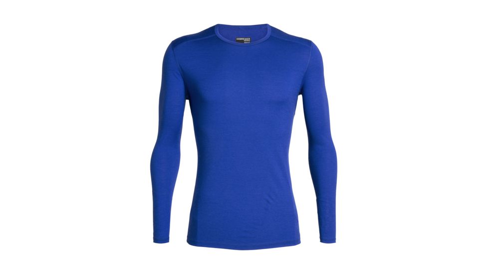 Icebreaker 200 Oasis Long Sleeve Crewe Single Line Ski - Mens, SURF, Small, 104898433S