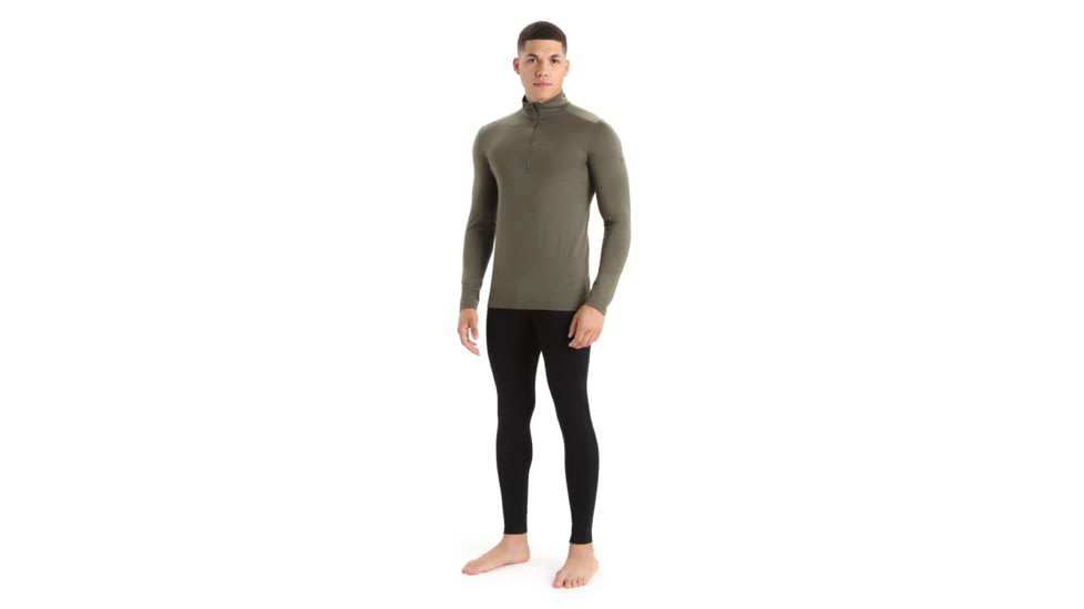 Icebreaker 200 Oasis Long Sleeve Half Zip Thermal Top - Men's, Loden, Large, IB104367069L