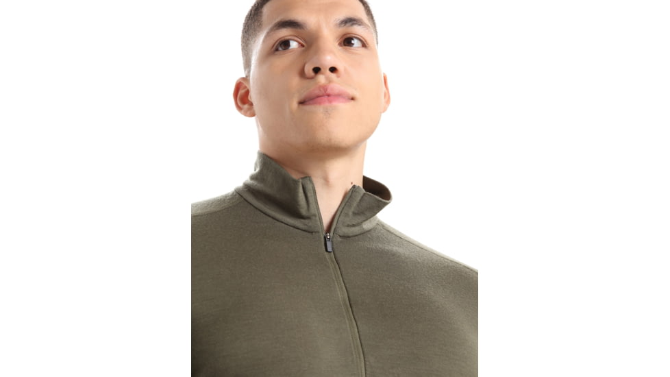 Icebreaker 200 Oasis Long Sleeve Half Zip Thermal Top - Mens, Loden, Large, IB104367069L