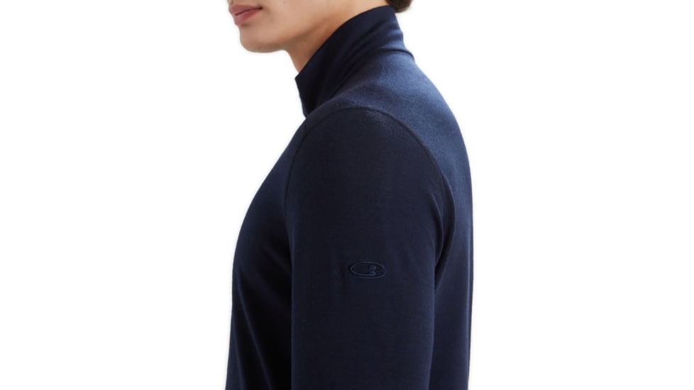Icebreaker 200 Oasis Long Sleeve Half Zip Thermal Top - Mens, Midnight Navy, Extra Small, IB104367401XS