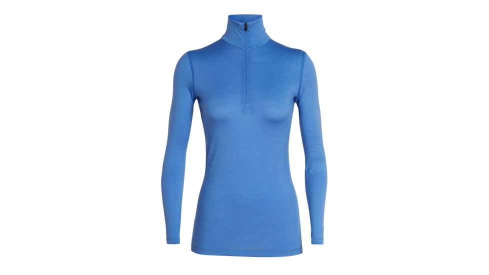 Icebreaker 200 Oasis Long Sleeve Half Zip, Womens, Cove, Small, 104380403S