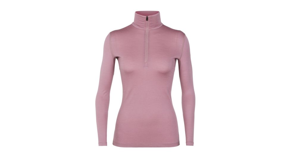 Icebreaker 200 Oasis Long Sleeve Half Zip - Womens, Opal, Large, 104380-601-L