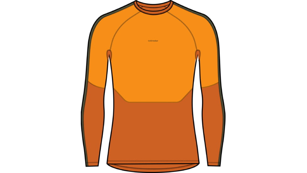 Icebreaker 200 Sonebula Long Sleeve Thermal Top - Men's, Earth/Solar/Loden/Cb, Extra Large, IB0A56QH946XL