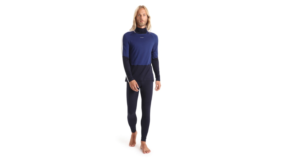 Icebreaker 200 Sonebula Thermal Leggings - Mens, Midnight Navy/Snow/Cb, 2XL, IB0A59JR189XXL