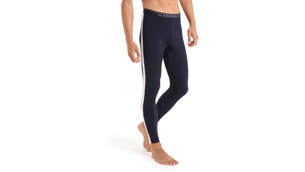 Icebreaker 200 Sonebula Thermal Leggings - Mens, Midnight Navy/Snow/Cb, 2XL, IB0A59JR189XXL