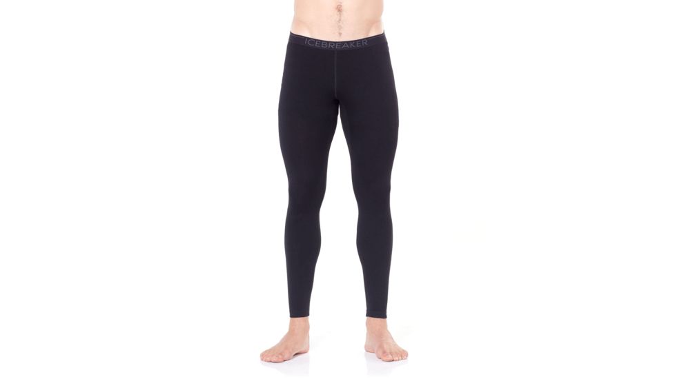 Icebreaker 260 Tech Leggings w Fly - Mens, Black, Extra Large, 104374001XL