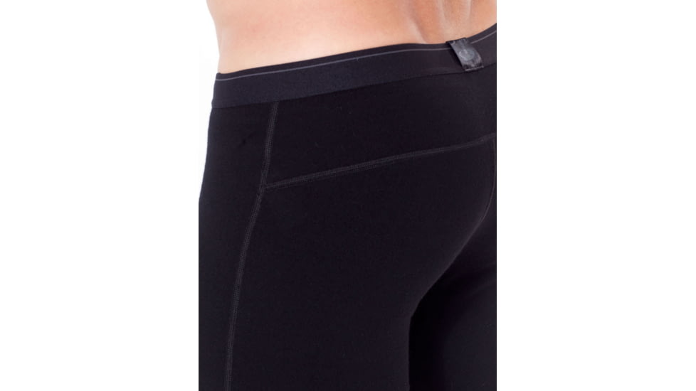 Icebreaker 260 Tech Thermal Leggings w/ Fly - Men's, Black, Extra Large, IB104374001XL