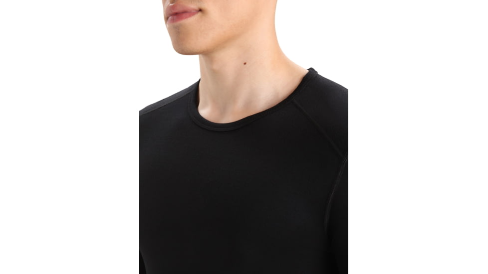 Icebreaker 260 Tech Long Sleeve Crewe Thermal Top - Mens, Black, 3XL, IB1043710013XL