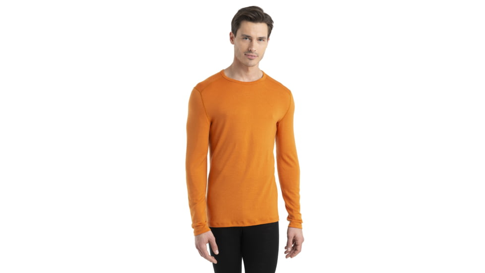 Icebreaker 260 Tech Long Sleeve Crewe Thermal Top - Mens, Earth, Small, IB104371865S
