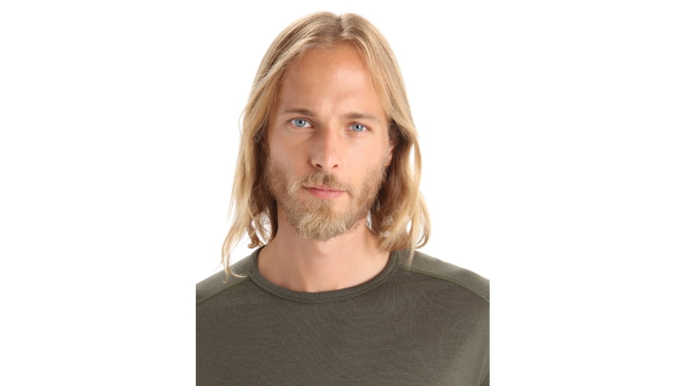 Icebreaker 260 Tech Long Sleeve Crewe Thermal Top - Mens, Loden, Medium, IB104371069M