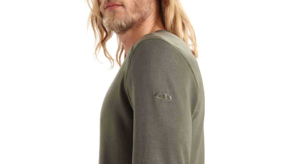 Icebreaker 260 Tech Long Sleeve Crewe Thermal Top - Men's, Loden, Medium, IB104371069M