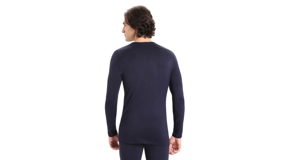 Icebreaker 260 Tech Long Sleeve Crewe Thermal Top - Mens, Midnight Navy, Extra Small, IB104371401XS