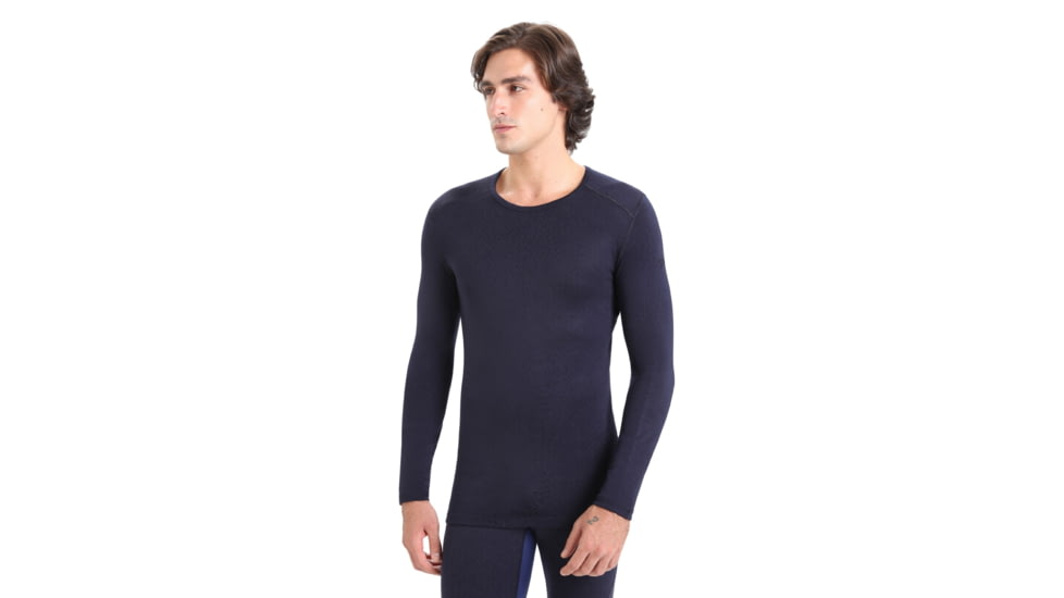 Icebreaker 260 Tech Long Sleeve Crewe Thermal Top - Men's, Midnight Navy, Extra Small, IB104371401XS