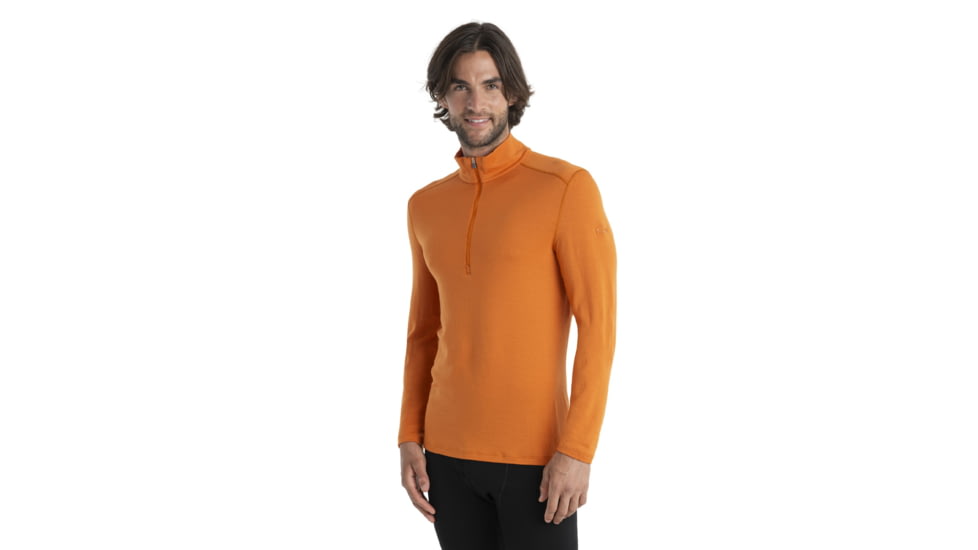 Icebreaker 260 Tech Long Sleeve Half Zip Thermal Top - Mens, Earth, Extra Large, IB104372865XL