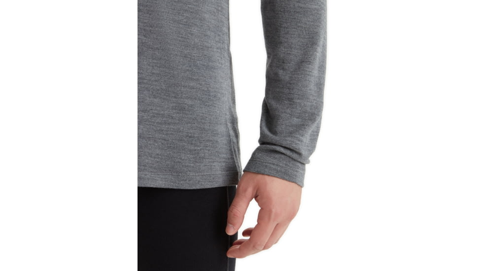 Icebreaker 260 Tech Long Sleeve Half Zip Thermal Top - Mens, Gritstone Heather, 2XL, IB104372013XXL
