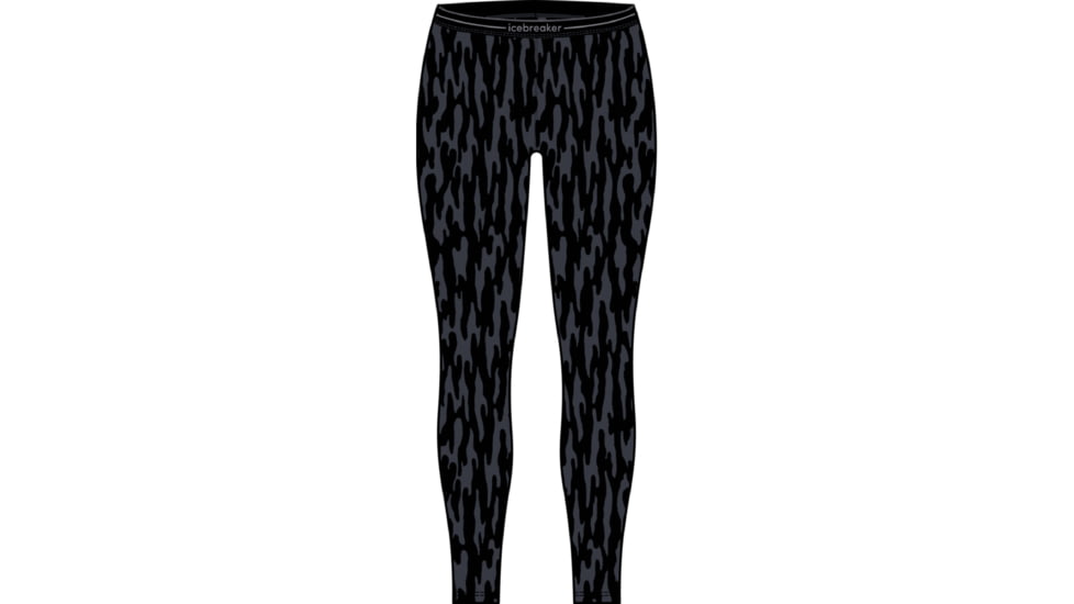 Icebreaker 260 Vertex Thermal Glacial Flow Leggings - Women's, Graphite/Black/J, Extra Small, IB0A56TBA69XS