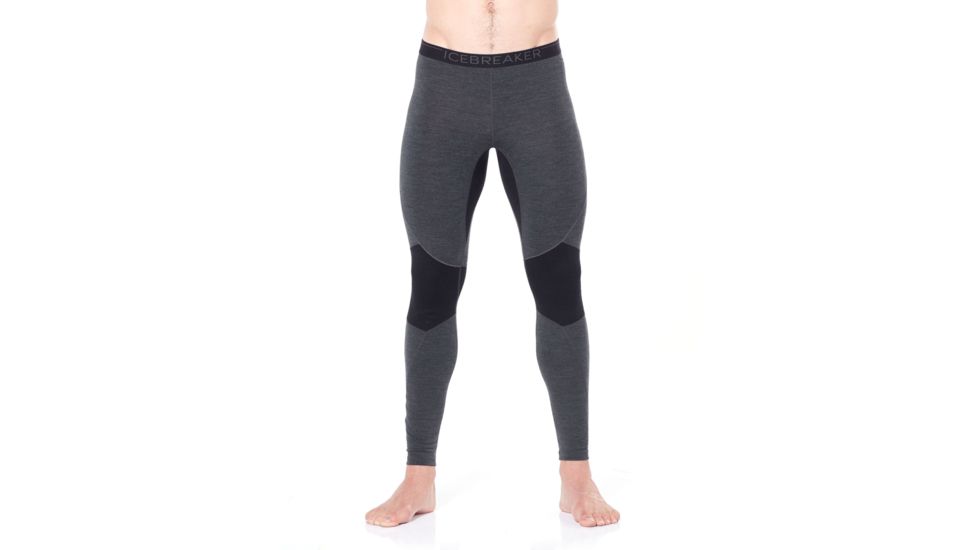 Icebreaker 260 Zone Leggings - Mens, Jet HTHR/Black, Large, 104364A01L