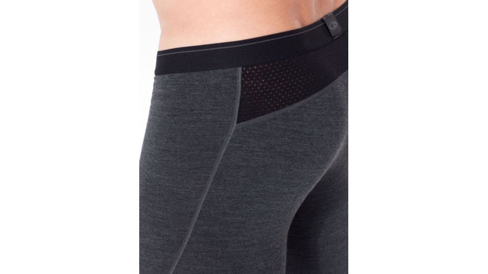 Icebreaker 260 Zone Leggings - Mens, Jet HTHR/Black, Large, 104364A01L