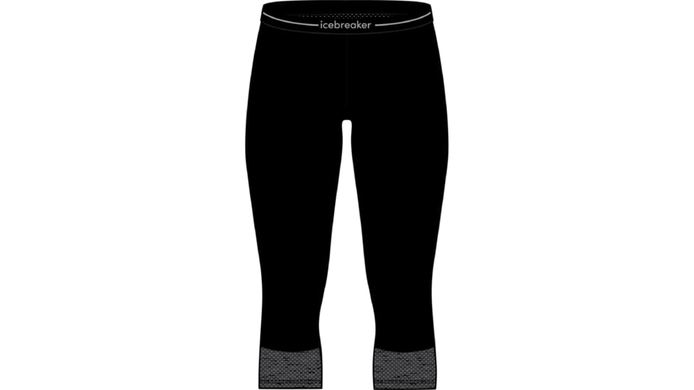 Icebreaker 260 ZoneKnit Thermal Legless - Men's, Black/Jet Heather/Cb, Large, IB0A56HK091L