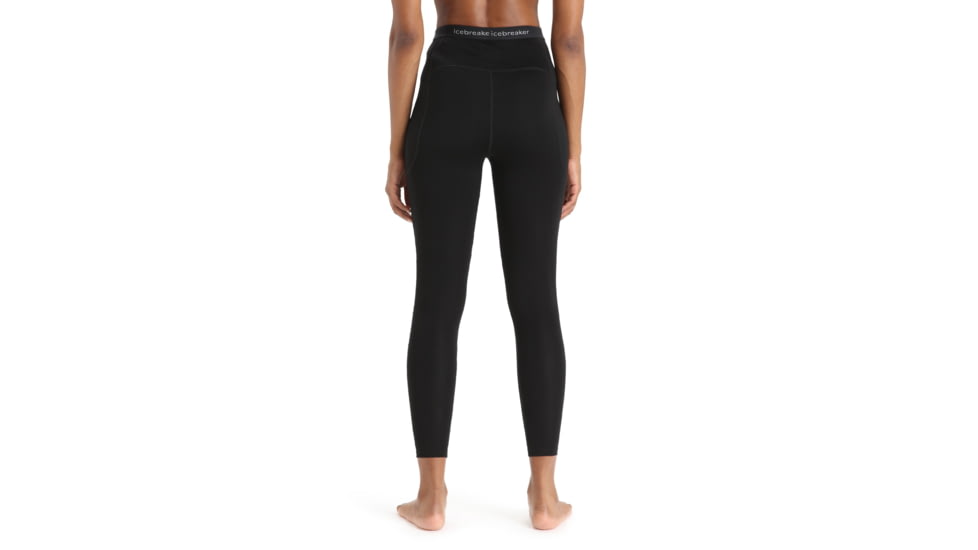 Icebreaker 300 MerinoFine Thermal Leggings - Womens, Black, Large, IB0A56B8001L