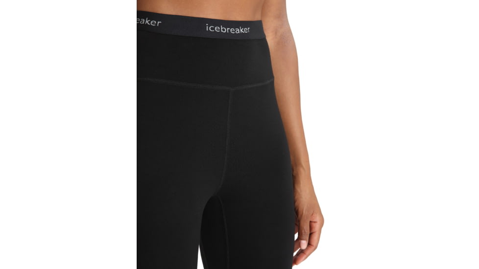 Icebreaker 300 MerinoFine Thermal Leggings - Womens, Black, Large, IB0A56B8001L